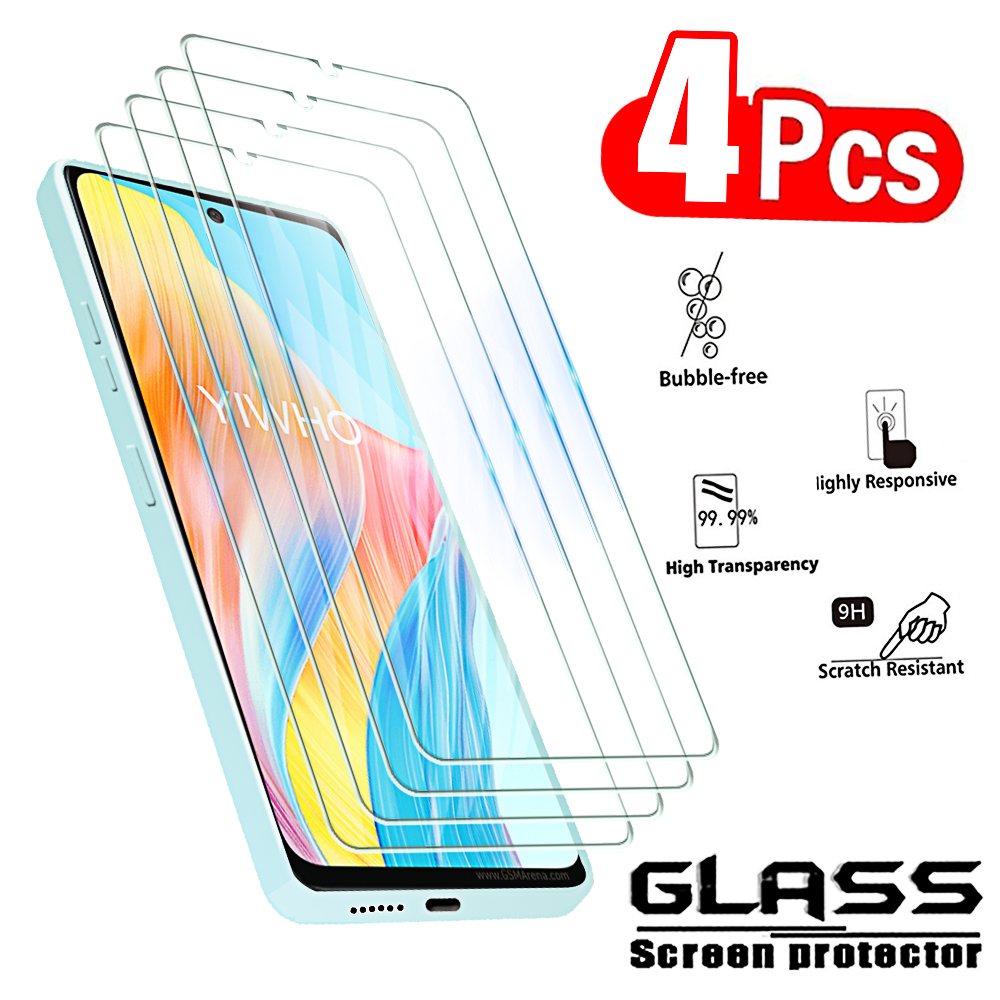 Oppo A78 - 4Pcs Tempered Glass For Oppo A79