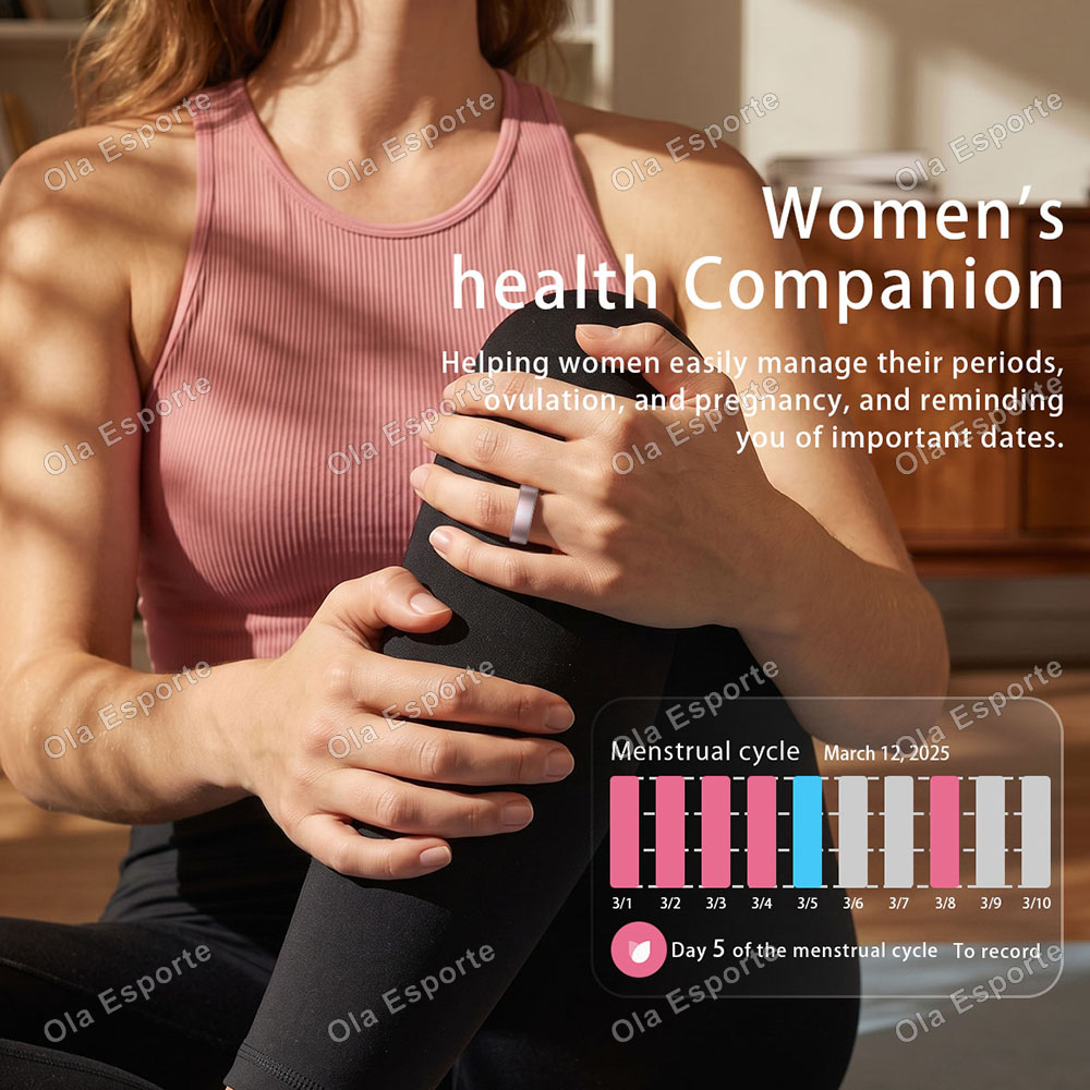 Smart Ring Men Women with Char - Temperature Ring Skin ulasan dan harga