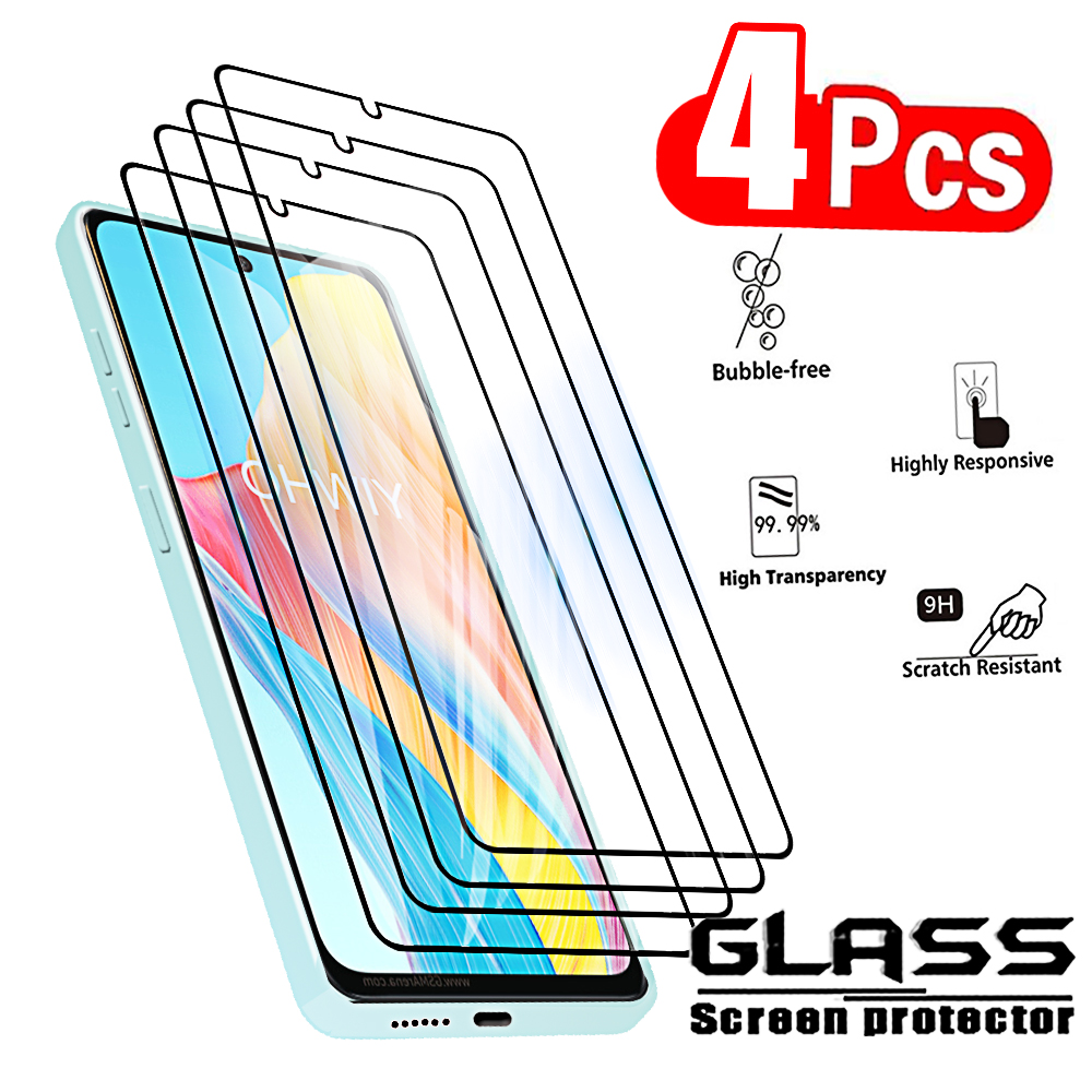 4Pcs Tempered Glass For Oppo A - Oppo A78 ulasan dan harga